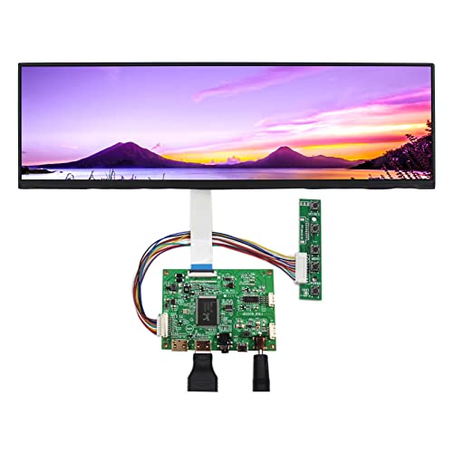VSDISPLAY 32 cm 12,6 Zoll NV126B5M-N41 1920x515 EDP IPS LCD Bildschirm,mit 2mini HDMI Controller Platine von VSDISPLAY