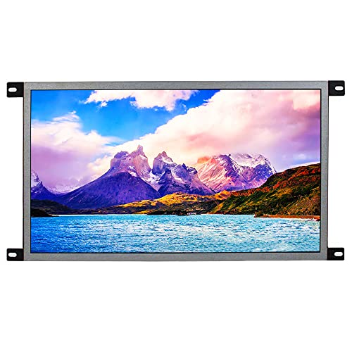 VSDISPLAY 39,6 cm (15,6 Zoll) 1366 x 768 HD 1000nit Sonnenschein lesbarer IPS-LCD-Bildschirm-Monitor, mit HD-MI VGA DVI Controllerplatine, Wandmontage von VSDISPLAY