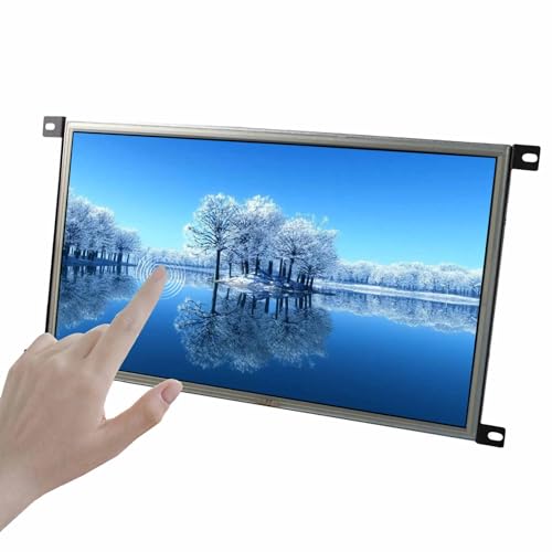 VSDISPLAY 39,6 cm (15,6 Zoll) G156HTN02.1 1920X1080 1000nit LCD Touch Sensor Monitor, VGA DVI Video-Eingang, Metallhalterung von VSDISPLAY