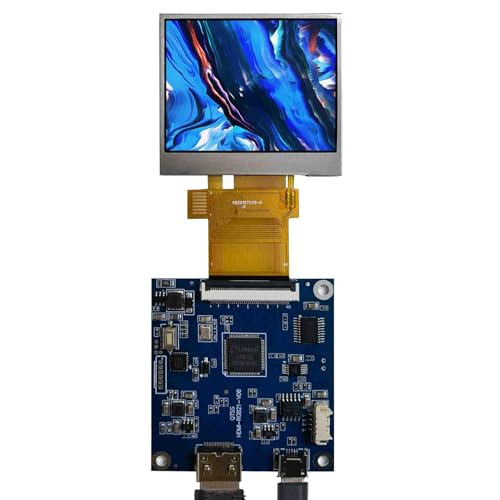 VSDISPLAY 5,1 cm (2 Zoll) 480 x 480 IPS MIPI 800 nit LCD quadratisches Display und Micro-40-polige Controllerplatine von VSDISPLAY