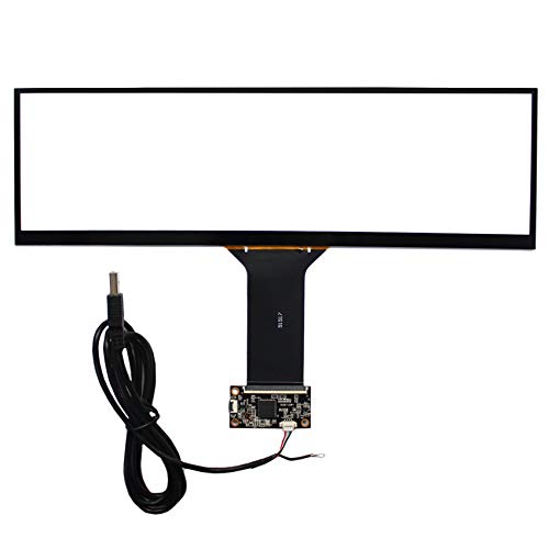 VSDISPLAY Arbeiten für 32 cm (12,6 Zoll) 1920 x 515 NV126B5M-N41 eDP IPS LCD Bildschirm,12,6 Zoll kapazitives Touch Sensor Panel, Unterstützen Sie 10 Punkte Multi Touch von VSDISPLAY