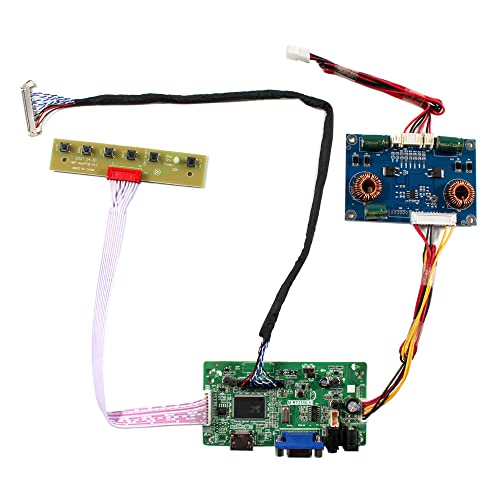 VSDISPLAY VGA Controller Board für 61 cm (24 Zoll) 1920 x 1200 LM240WU6-SDA1 eDP 50 Pin WLED LCD Bildschirm von VSDISPLAY
