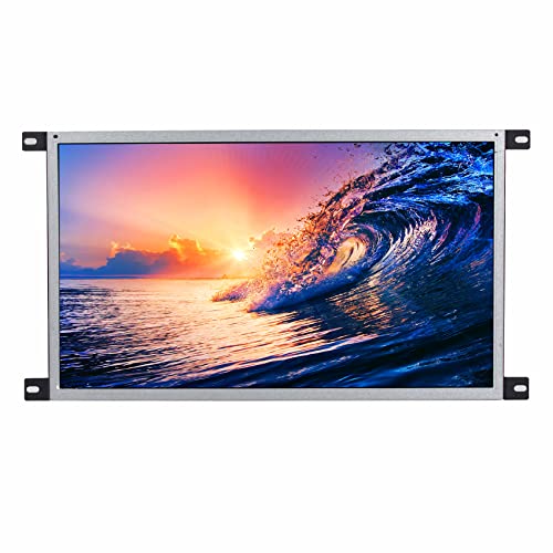 VSDISPLAY Industrieller Outdoor-Monitor 39,6 cm 15,6 Zoll G156HTN02.1 1920 x 1080 1000 nit TFT LCD Bildschirm, mit VGA DVI Audio Controller Platine, Metallgehäuse von VSDISPLAY