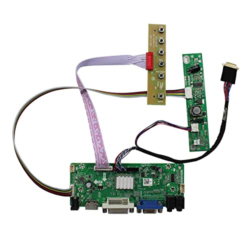 VSDISPLAY LCD-Controller-Platine HDM I DVI VGA Audio Port 30 Pins Lvds Treiber Board für 13,3 Zoll LP133W2-TLAA B133WE04 V0 1280 x 800 Monitor Panel von VSDISPLAY