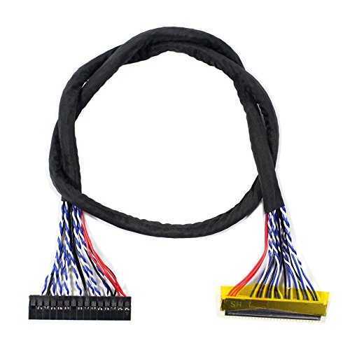 VSDISPLAY LVDS Kabel FIX-30P 2 ch, 6 bit, 40 cm lang Signal inteface Cable 30 Pin LVDs von VSDISPLAY