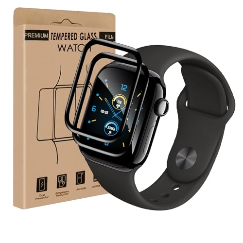 VSEER 2 Stück Schutzfolie für Panzerglas für Apple Watch Series 10 46mm, HD Klar 3D Volle Abdeckung Präzise Passform Schutzglas, Frei von Staub Bläschenfrei iWatch 46mm Displayschutzfolie VSEER 2 Stück Schutzfolie für Panzerglas für Apple Watch Series 10 46mm, HD Klar 3D Volle Abdeckung Präzise Passform Schutzglas, Frei von Staub Bläschenfrei iWatch 46mm Displayschutzfolie von VSEER