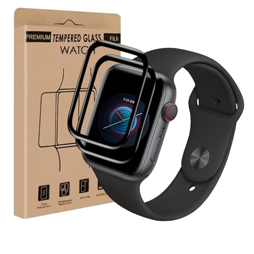 VSEER 2 Stück Schutzfolie für Panzerglas für Apple Watch Series 7/8/9 41mm, Anti-Öl Anti-Bläschen Ultra Transparent Kratzfest iWatch 41mm Displayschutz, 3D Volle Abdeckung Anti-Schmutz Schutzglas VSEER 2 Stück Schutzfolie für Panzerglas für Apple Watch Series 7/8/9 41mm, Anti-Öl Anti-Bläschen Ultra Transparent Kratzfest iWatch 41mm Displayschutz, 3D Volle Abdeckung Anti-Schmutz Schutzglas von VSEER