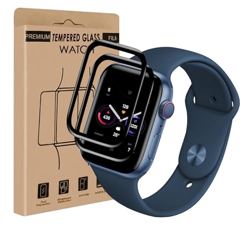 VSEER 2 Stück Schutzfolie für Panzerglas für Apple Watch Series 9/8/7 45mm, Ultra-HD Transparent Volle Bedeckung Anti-Bläschen iWatch 9 45mm Displayschutzfolie, Hohe Empfindlichkeit Glas Folie VSEER 2 Stück Schutzfolie für Panzerglas für Apple Watch Series 9/8/7 45mm, Ultra-HD Transparent Volle Bedeckung Anti-Bläschen iWatch 9 45mm Displayschutzfolie, Hohe Empfindlichkeit Glas Folie von VSEER