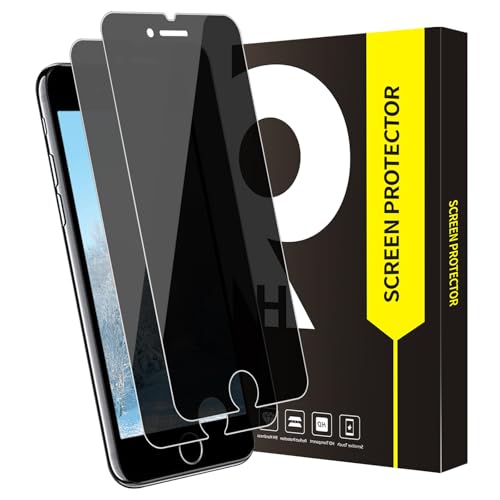VSEER 2 Stück Schutzfolie für Panzerglas für iPhone 6/6s/7/8/SE 2020 Blickschutzfolie, 2.5D Kante Präziser Ausschnitt Anti-Spähen iPhone SE 2020 Displayschutz, Ultra-HD ​iPhone 6 2020 Sichtschutzfolie von VSEER