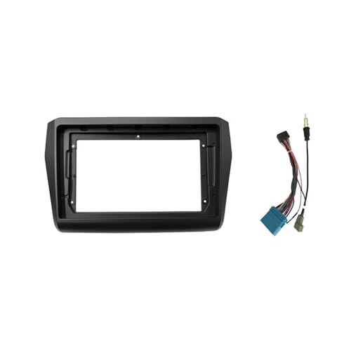 Radioblende Für Suzuki Für Swift 5 2016 2017 2018 2019 2020 2 Din Stereo Blendenrahmen Kit Autoradio Blendenblende(KOMPLETTES SET) von VSESTCDPB
