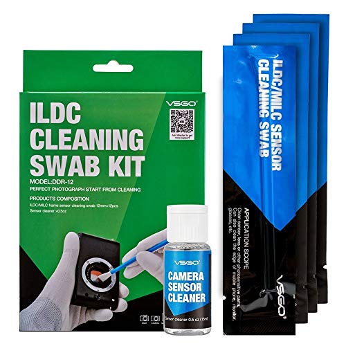 VSGO ILDC Cleaning Swab Kit M4/3, DDR-12, Schwarz, 12 tamponi von VSGO