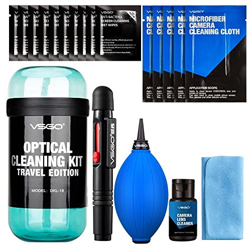 VSGO Optical Cleaning Kit Travel Blue von VSGO