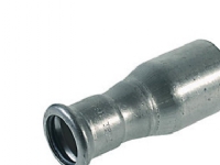 VSH Reduzierhülse/Nippel 88,9 mm X 54 mm säurefest von VSH Fittings  BV