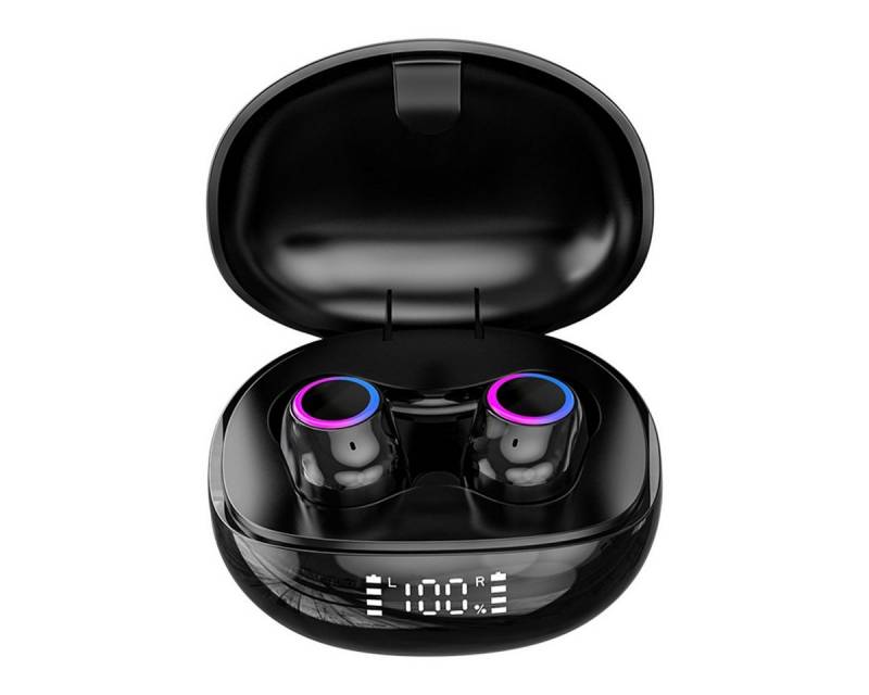 VSIUO TWS In-Ear-Kopfhörer Kabellos Earbuds HiFi Stereo Bluetooth-Kopfhörer (Freisprechfunktion, Noise-Cancelling, Voice Assistant, Siri, Wireless, Wireless Earbuds) von VSIUO