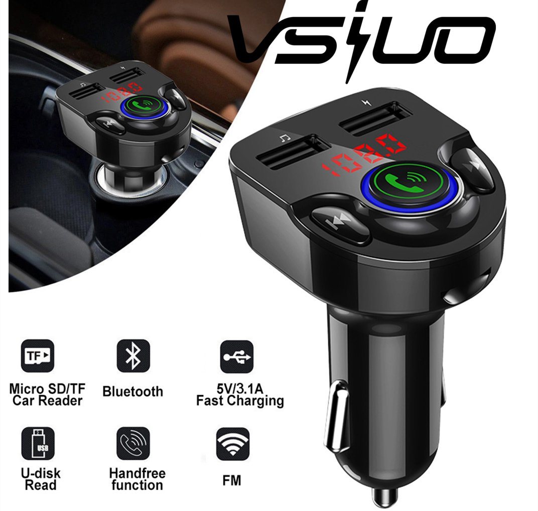 VSIUO USB-Ladegerät (Autozubehör für GPS Geräte, USB Stick, USB Anschluss) von VSIUO