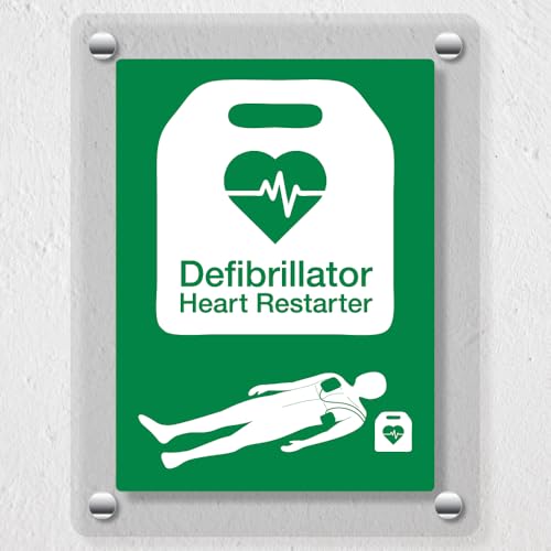 V Safety Defibrillator Heart Restarter – RESUS Council & BHF Approved – 150 x 200 mm – Acryl-Plexiglas gegossenes klares Sicherheitsschild V Safety Defibrillator Heart Restarter – RESUS Council & BHF Approved – 150 x 200 mm – Acryl-Plexiglas gegossenes klares Sicherheitsschild von VSafety