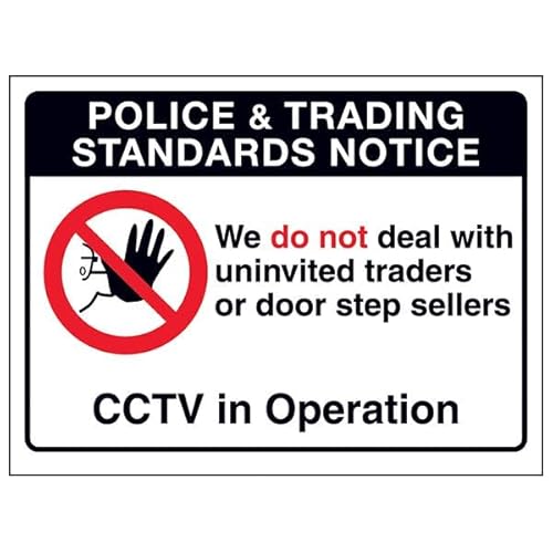 V Safety Police & Trading Standards Notice, We Do...CCTV In Operation, selbstklebendes Vinyl-Sicherheitsschild, leuchtet im Dunkeln, 200 x 150 mm V Safety Police & Trading Standards Notice, We Do...CCTV In Operation, selbstklebendes Vinyl-Sicherheitsschild, leuchtet im Dunkeln, 200 x 150 mm von VSafety