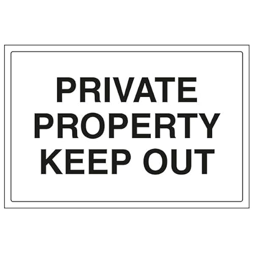 V Safety Private Property – Keep Out 400 x 300 mm, selbstklebendes Vinyl-Sicherheitsschild, leuchtet im Dunkeln, englischsprachig V Safety Private Property – Keep Out 400 x 300 mm, selbstklebendes Vinyl-Sicherheitsschild, leuchtet im Dunkeln, englischsprachig von VSafety