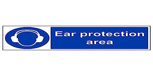 VSafety 41028BP-R'Ear Protection Area' Schild, Querformat, 600 x 200 mm, 3 Stück VSafety 41028BP-R'Ear Protection Area' Schild, Querformat, 600 x 200 mm, 3 Stück von VSafety