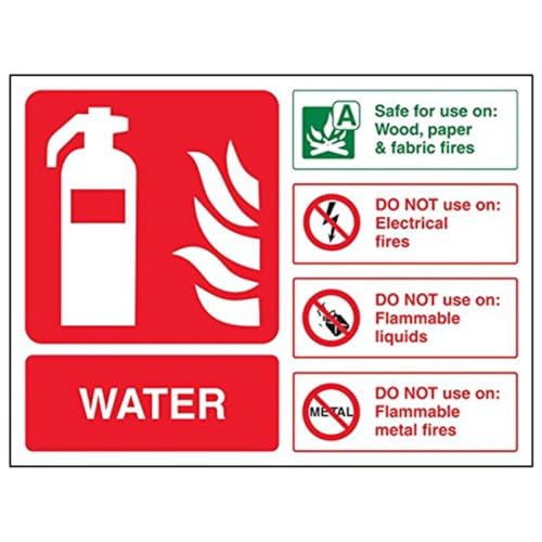 vsafety 11013 AR "Wasser ID S" Sign, Landschaft, 200 mm x 150 mm (Pack von 3) von VSafety