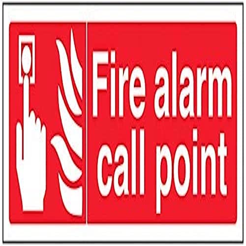 vsafety 13022 ax-s Fire Alarm Call Point Equipment Zeichen, selbstklebendes Vinyl, Landschaft, 300 mm x 100 mm von VSafety