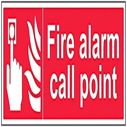 vsafety 13022bp-r Fire Equipment, Schild, Fire Alarm Call Point", starrer Kunststoff, Landschaft, 600 mm x 200 mm x 200 mm, rot von VSafety