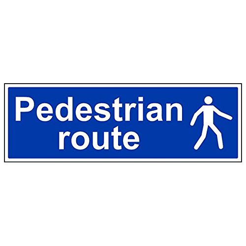 vsafety 43048bp-s "Passant Route" Sign, Landschaft, 600 mm x 200 mm x 200 mm (3 Stück) von VSafety
