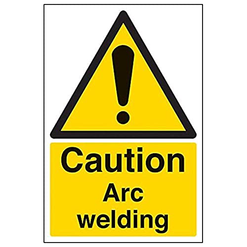 vsafety 65013 au-s "Caution Lichtbogenschweißen" Sign, Portrait, 200 mm x 300 mm (3 Stück) von VSafety