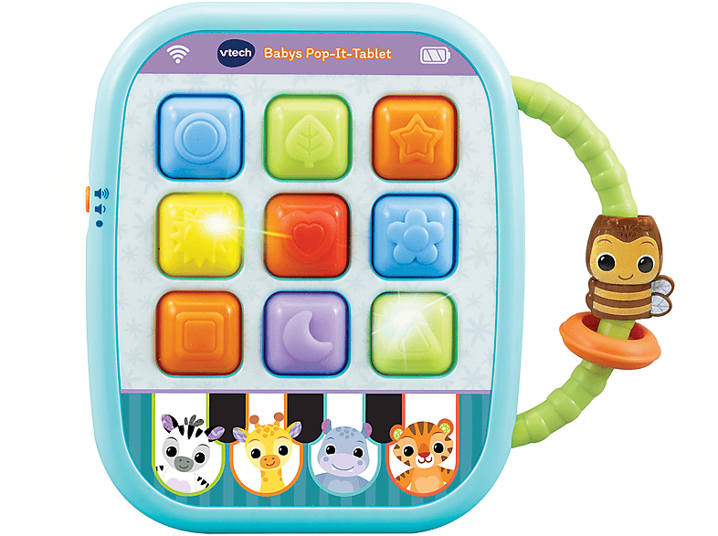 VTECH Babys Pop-It-Tablet Baby-Tablet, Mehrfarbig von VTECH