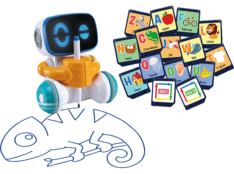 VTECH Codi, der clevere Mal-Roboter Interaktiver Freund, Mehrfarbig von VTECH