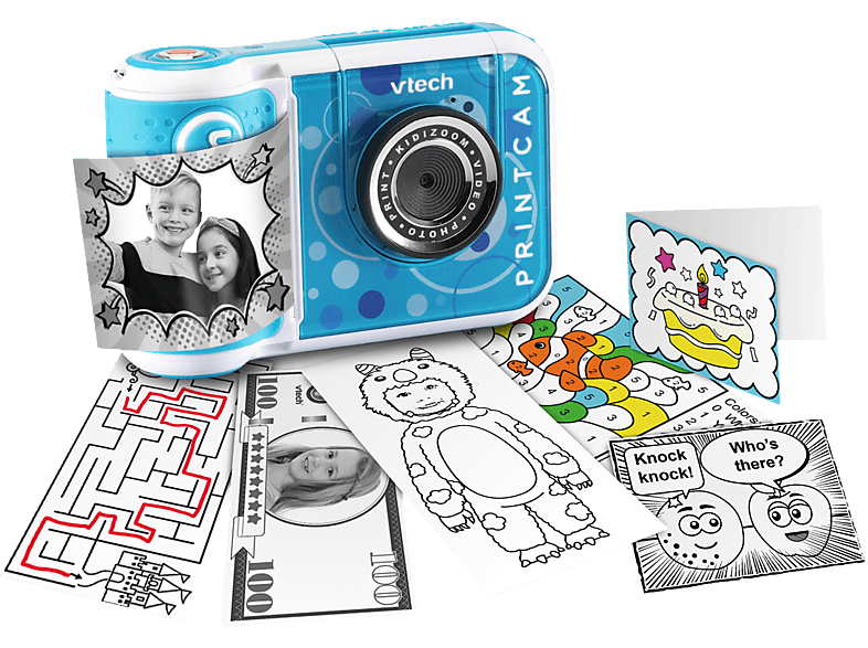 VTECH KIDIZOOM PRINT CAM Kinderkamera, Blau von VTECH