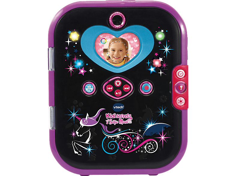 VTECH KidiSecrets Selfie Music 2.0 black Elektronisches Tagebuch, Mehrfarbig von VTECH