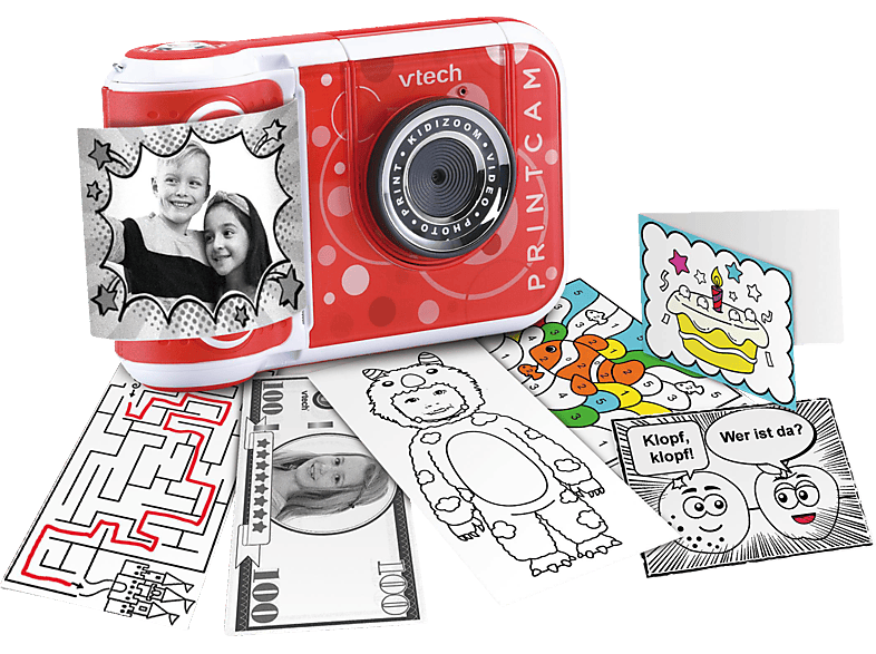 VTECH KidiZoom Print Cam Kinderkamera, Mehrfarbig von VTECH