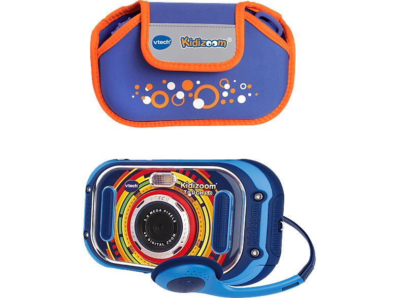VTECH KidiZoom Touch 5.0 blau inkl. Tragetasche Kinderkamera, Blau von VTECH