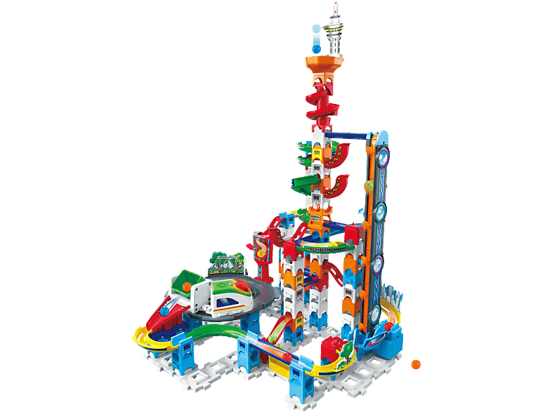 VTECH Marble Rush - Super Sky Tower Set XL300 E Interaktive Kugelbahn , Mehrfarbig von VTECH