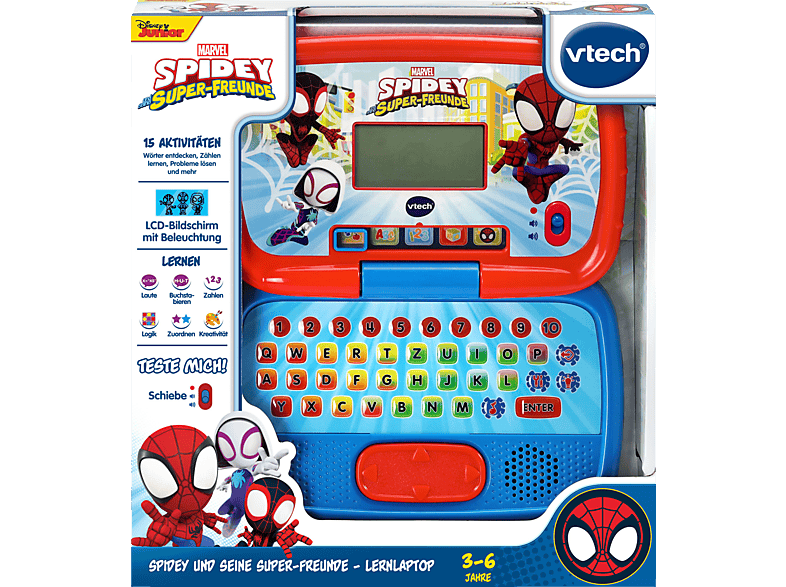 VTECH Spidey und seine Super-Freunde - Lernlaptop Kinderlernlaptop, Mehrfarbig von VTECH