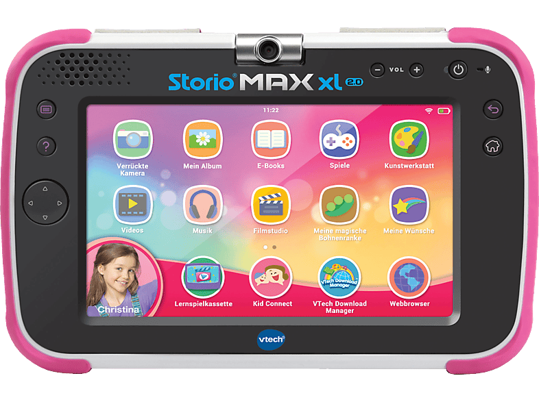 VTECH Storio MAX XL 2.0 pink Kindertablet, Mehrfarbig von VTECH