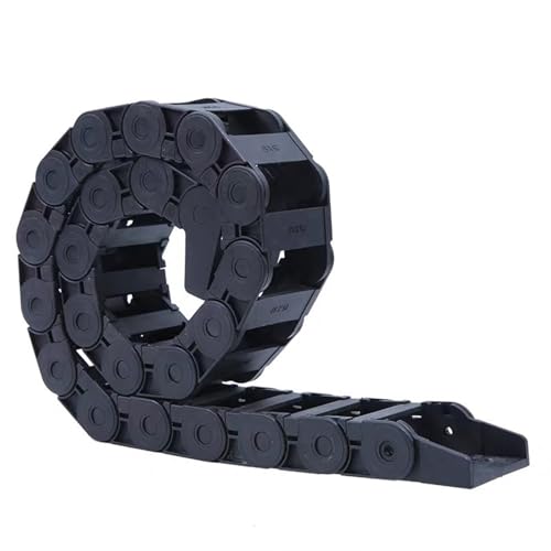 Abschleppschiene 1 Meter lange Nylon-Kabelübertragungs-Schleppkette, 10 x 20 mm, CNC-Fräsmaschinen-Schleppkette mit Endverbindern, Kabel-Drahtträger Beweglicher Schutz von VTVTV