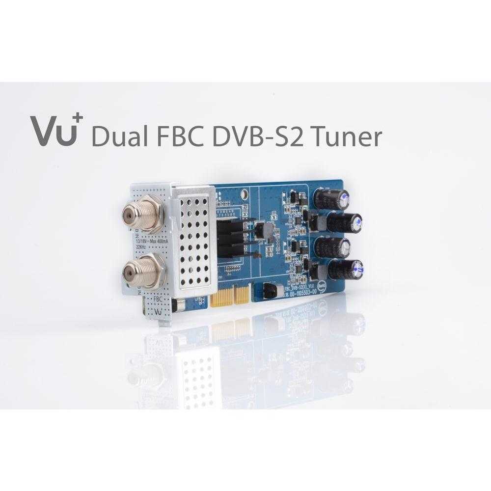 VU+ DVB-S2X Twin FBC Sat Tuner Duo 4K Uno 4K SE Ultimo 4K mit 8 Demodulatoren von VU+