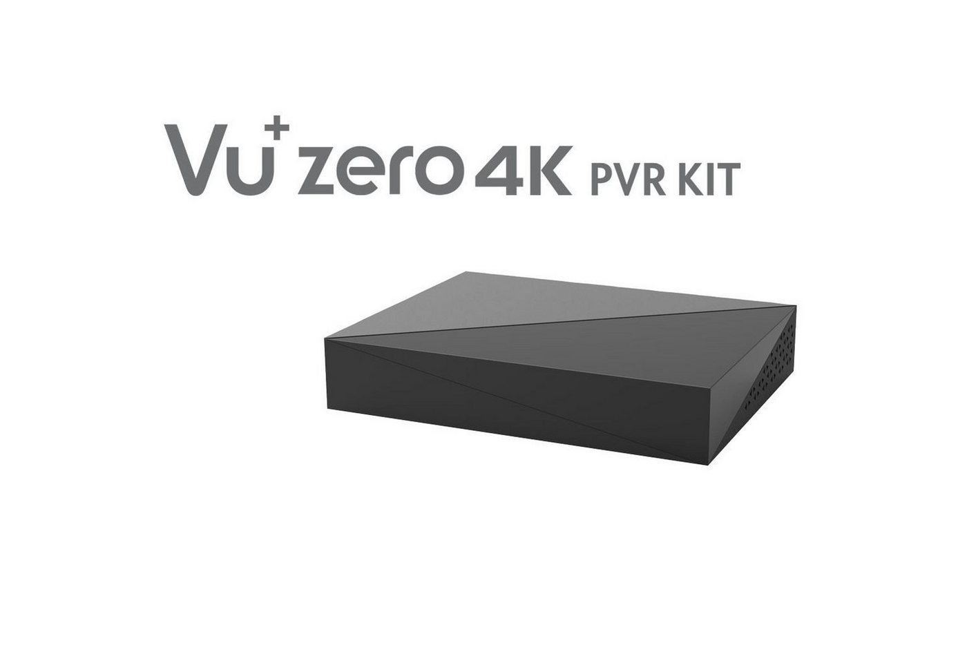 VU+ VU+ 620463 Zero 4K PVR Kit Inklusive HDD, 2TB, schwarz SAT-Receiver von VU+
