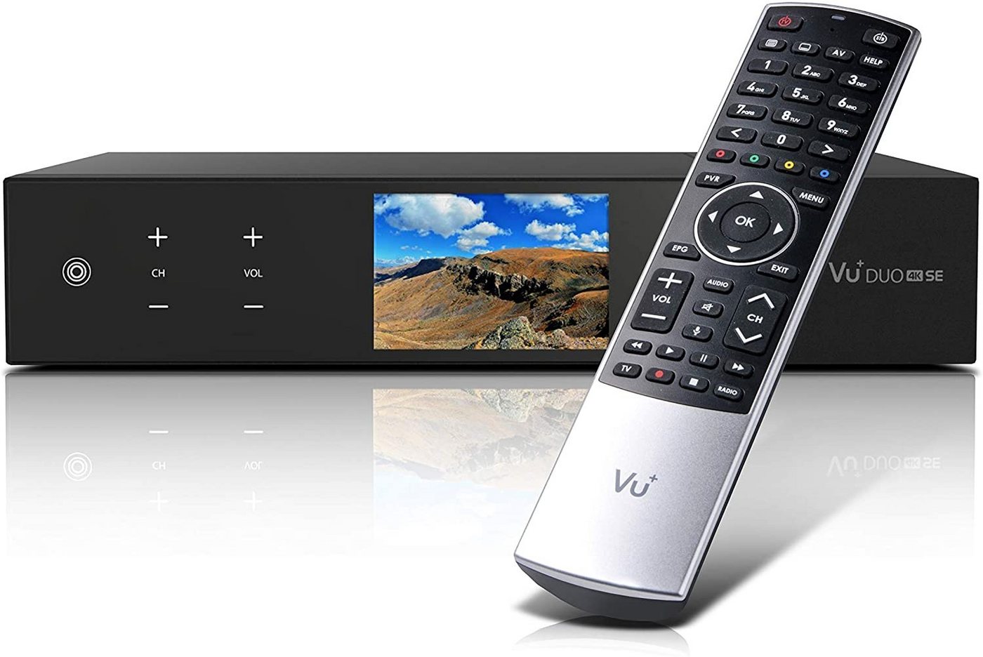 VU+ VU+ Duo 4K SE BT 1x DVB-S2X FBC Twin Tuner PVR Ready Linux Receiver Satellitenreceiver von VU+