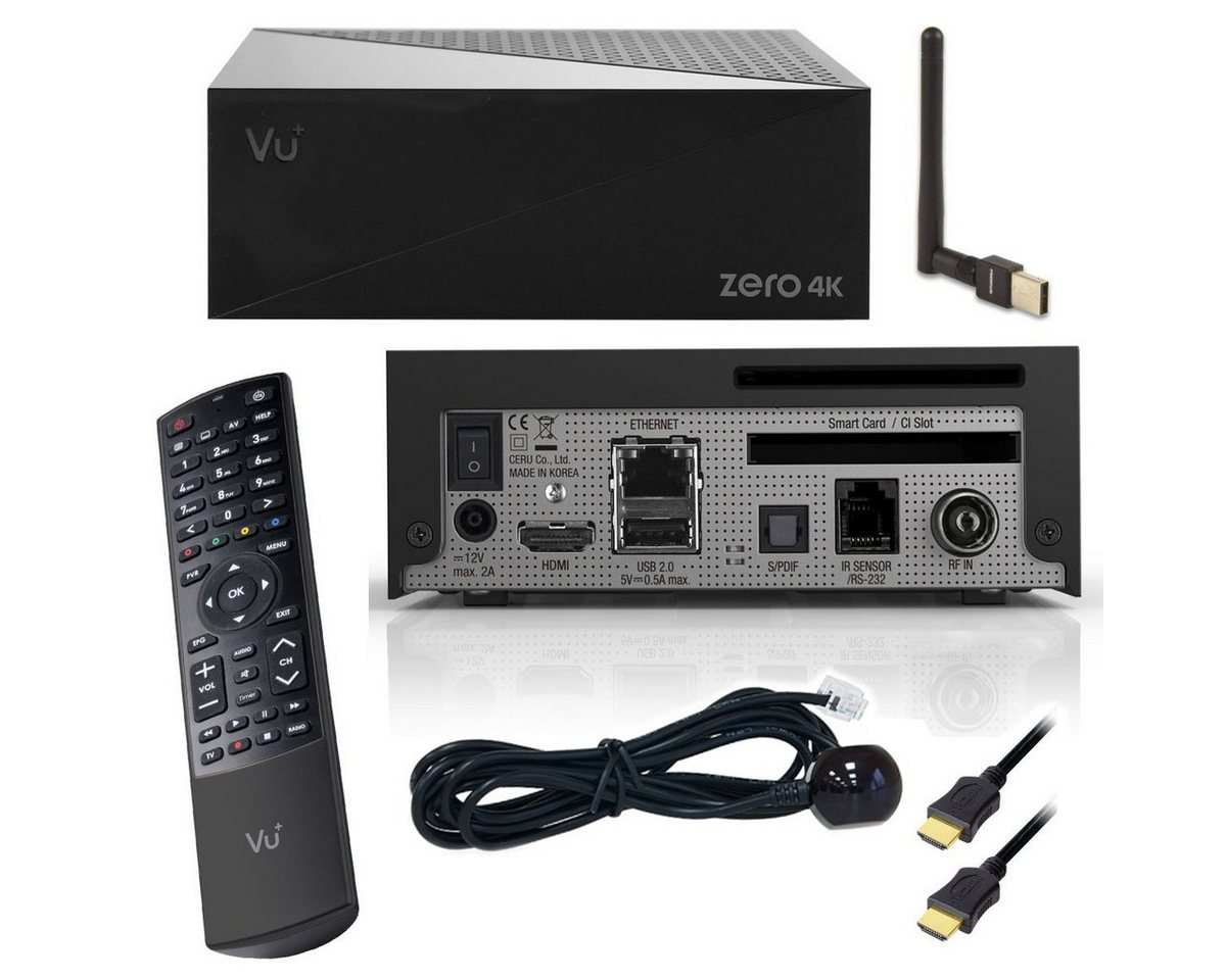 VU+ VU+ ZERO 4K 1x DVB-C/T2 Tuner Linux Combo Kabel Receiver WLAN Stick SAT-Receiver VU+ VU+ ZERO 4K 1x DVB-C/T2 Tuner Linux Combo Kabel Receiver WLAN Stick SAT-Receiver von VU+