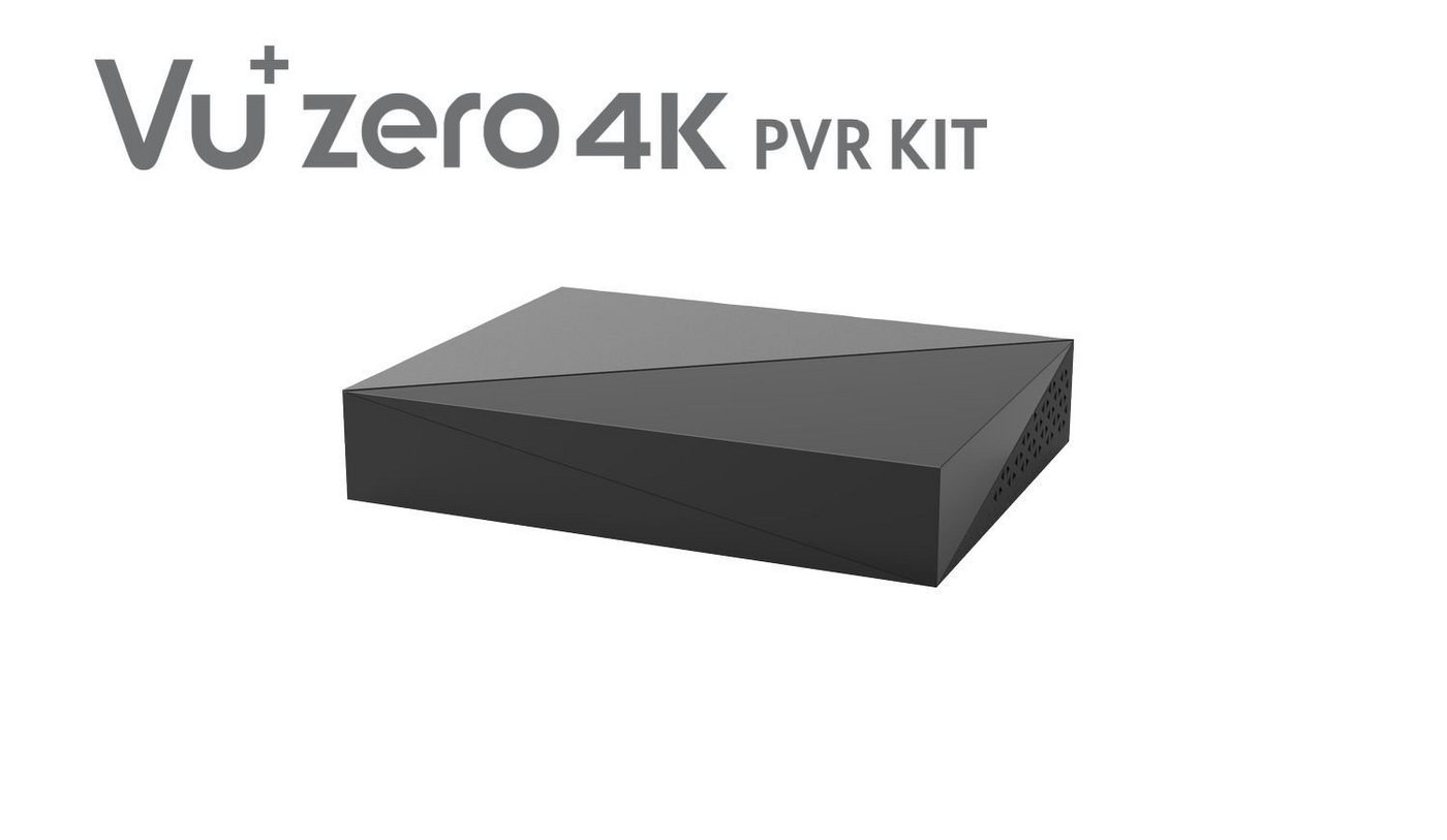 VU+ VU+ Zero 4K PVR Kit Inklusive HDD, 500GB, schwarz Tuner von VU+