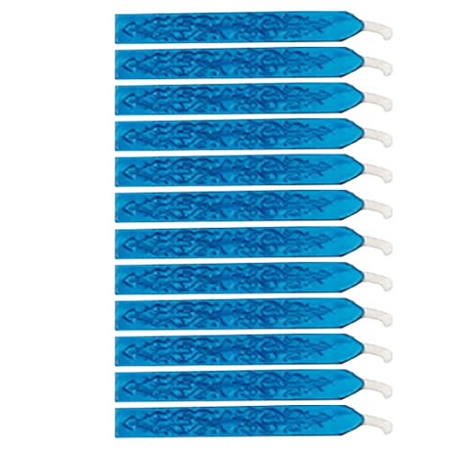 VUIUYOIES 12 Stück Siegelwachs Wachssiegel Perlen Pfeil Muster Siegellack schmelzen DIY Wachssiegel Stempel Kit Dekoration Geschenk Handwerk, Wunderschönes Blau von VUIUYOIES