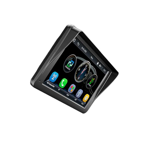 VUIUYOIES Auto MP5 Multimedia System mit Android Auto Konnektivität Rückfahrkamera Anrufe Kunststoff Auto Intelligente System MP5 Player, 5300A von VUIUYOIES