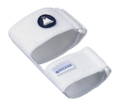 Vulkan Tennis Elbow Brace, Arm Brace with Compression Pad for Medial & Lateral Epicondylitis, Comfortable Arm Support with Pressure Pads & Two Cuffs, Tennis & Golfers Elbow Pain Relief, X-Small von VULKAN