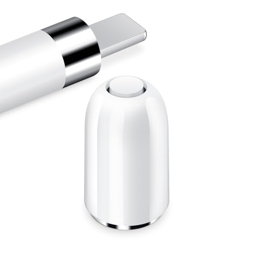 Vunake Magnetische Ersatzkappen Kompatibel Apple Pencil 1. Generation iPencil Magnetische Ersatzkappe Magnetische Kappen für Apple Pencil Verwenden Sie für Backup Schutzdeckel Schützen Sie Ladeport von VUNAKE