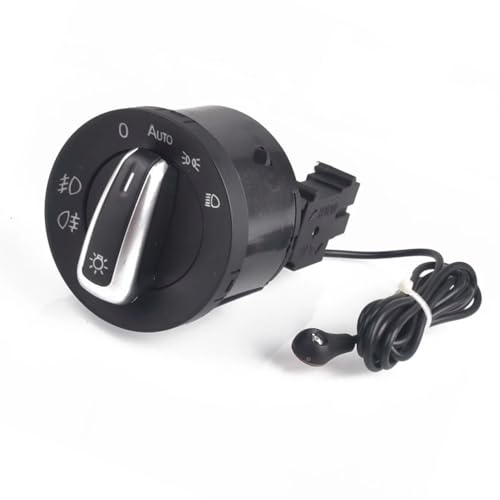Auto Lampensteuerungsschalter Kompatibel Mit Seat Für Alhambra 2011 2012 2013 2014 2015 Auto-Scheinwerferschalter Scheinwerferschalter Scheinwerferschalter 5ND941431B von VVBNIN