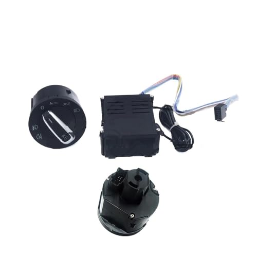 Auto Lampensteuerungsschalter Kompatibel Mit Skoda Für Octavia Autoschalter Scheinwerferschalter Grünes Licht Scheinwerferschalter Autoscheinwerfer 3B0941531C 3B0 941 531C(Set) von VVBNIN