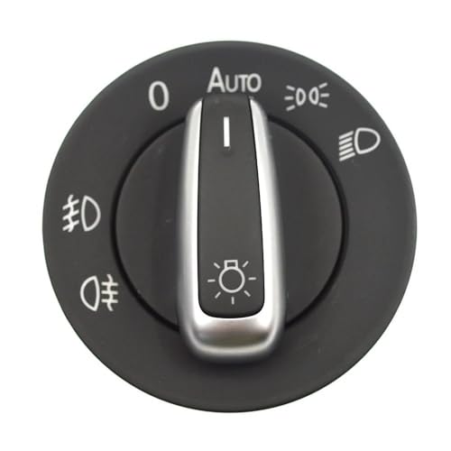 Auto Lampensteuerungsschalter Kompatibel Mit VW Für Polo 6R Für Golf MK6 Auto-Scheinwerferschalter Und Externes Modul Auto-Scheinwerferschalter Lichtschalter 5ND941431B(Switch) von VVBNIN
